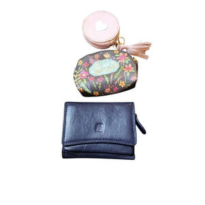 Premium Soft Real Leather Card Holder RFID Blocking Coin Pouch Plus 2 Coin Purse
